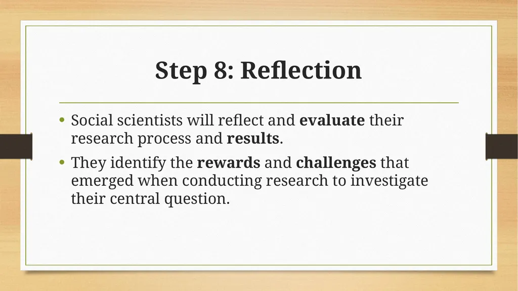 The Social Science Inquiry Model What is the - slide 11 of 12