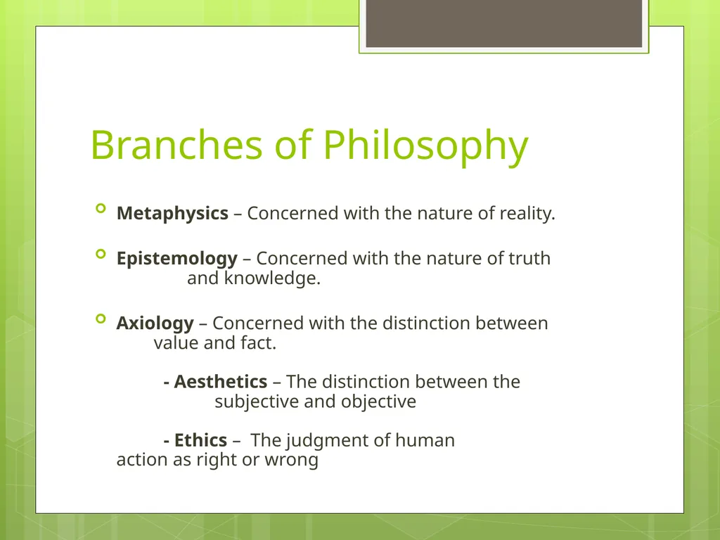 The Value of Philosophy Bertrand Russell - slide 3 of 13
