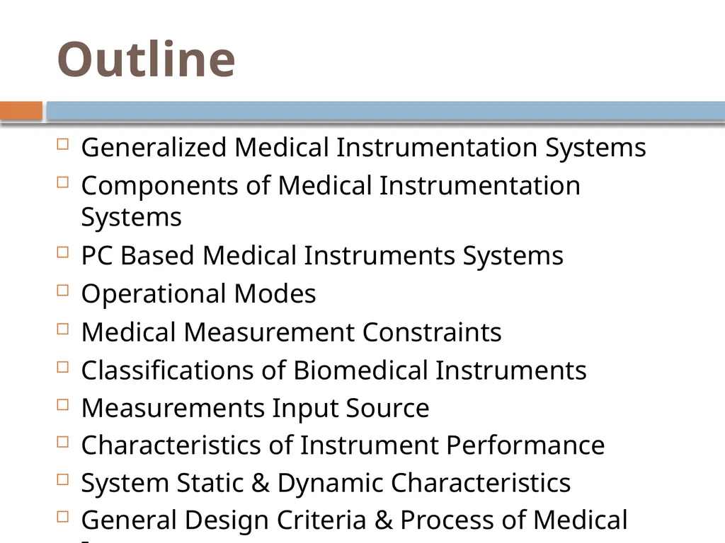 bioMEDical Instrumentation system By: Engr. Hinesh - slide 2 of 51