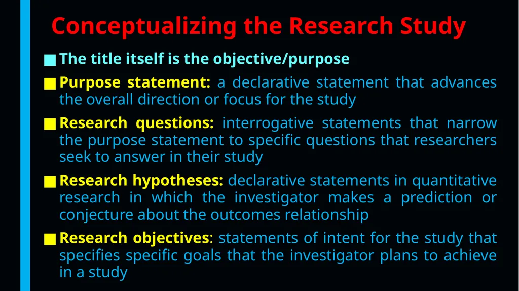 Theories, Theoretical Framework, Variables, - slide 12 of 55