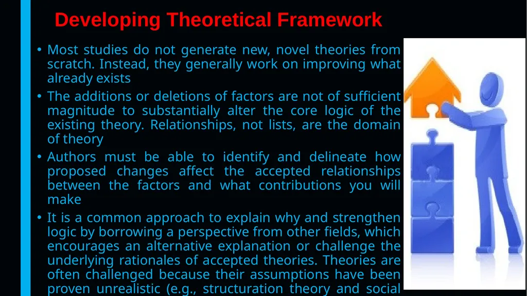 Theories, Theoretical Framework, Variables, - slide 18 of 55