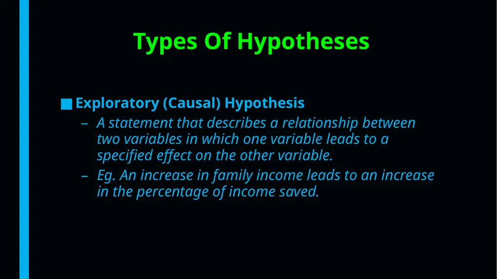 Theories, Theoretical Framework, Variables, - slide 43 of 55