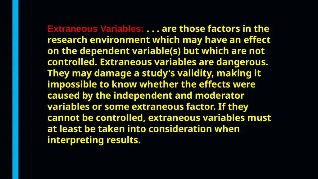 Theories, Theoretical Framework, Variables, - slide 28 of 55