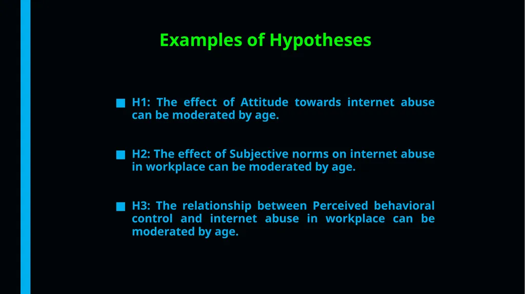 Theories, Theoretical Framework, Variables, - slide 54 of 55
