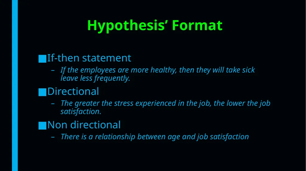 Theories, Theoretical Framework, Variables, - slide 44 of 55