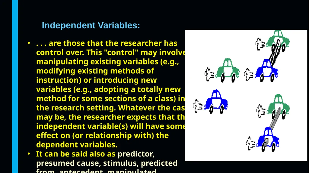 Theories, Theoretical Framework, Variables, - slide 24 of 55