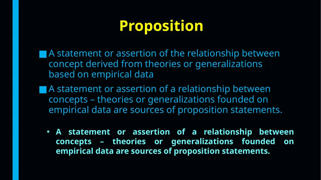 Theories, Theoretical Framework, Variables, - slide 10 of 55