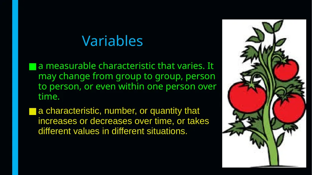 Theories, Theoretical Framework, Variables, - slide 22 of 55