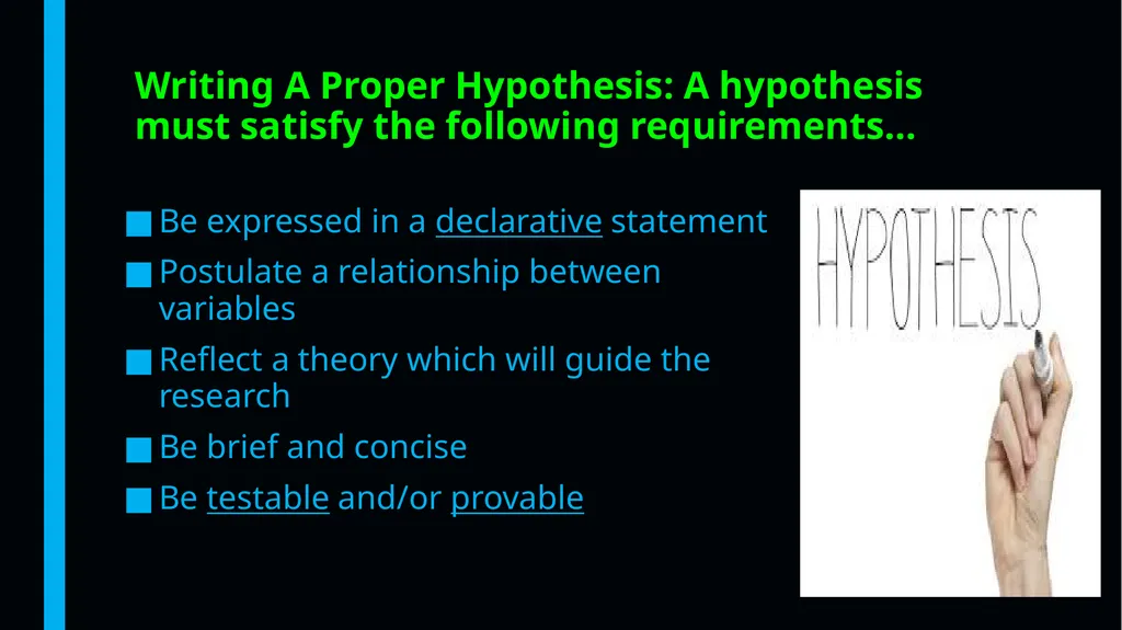 Theories, Theoretical Framework, Variables, - slide 45 of 55