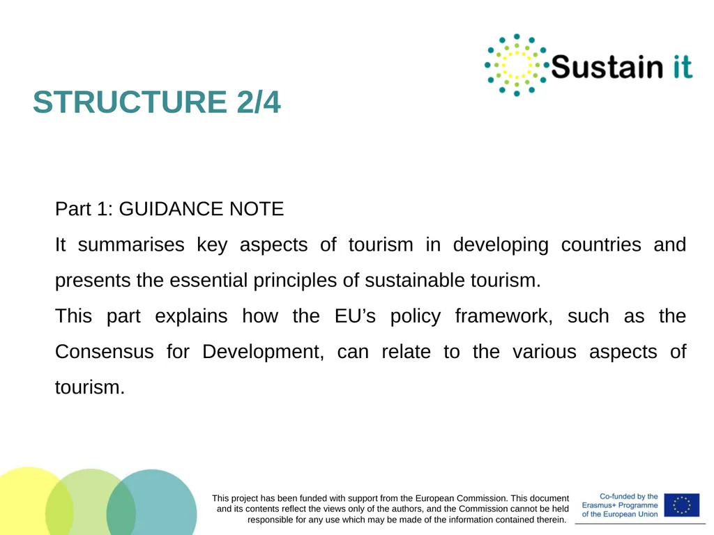 EU POLICIES AND TOOLS FOR SUSTAINABLE TOURISM This - slide 15 of 26