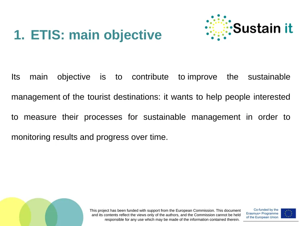 EU POLICIES AND TOOLS FOR SUSTAINABLE TOURISM This - slide 21 of 26