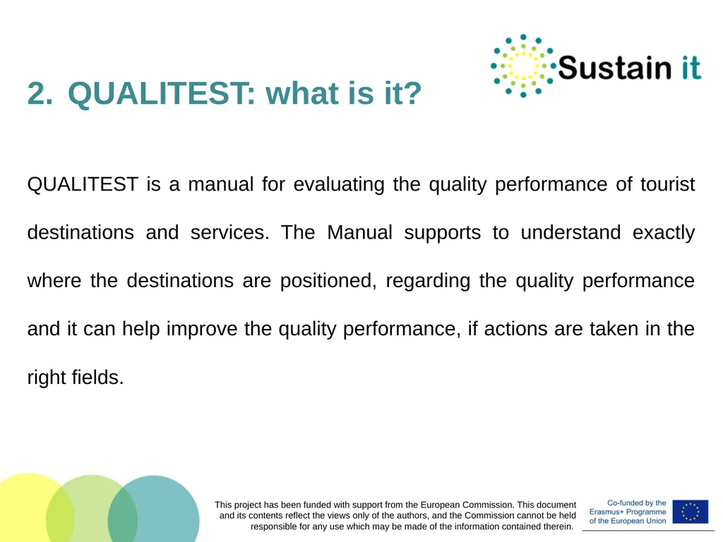 EU POLICIES AND TOOLS FOR SUSTAINABLE TOURISM This - slide 23 of 26