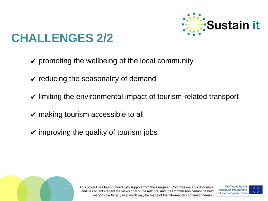 EU POLICIES AND TOOLS FOR SUSTAINABLE TOURISM This - slide 7 of 26