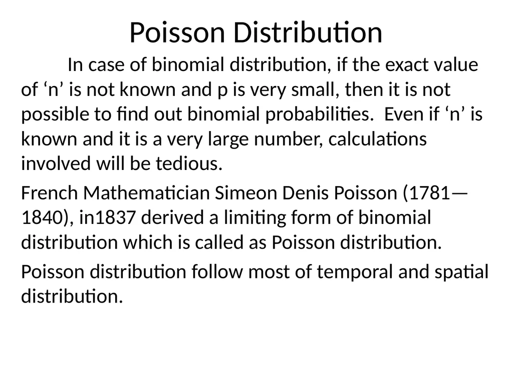THEORETICAL DISTRIBUTION Dr. Gavisiddappa Gadag - slide 9 of 14