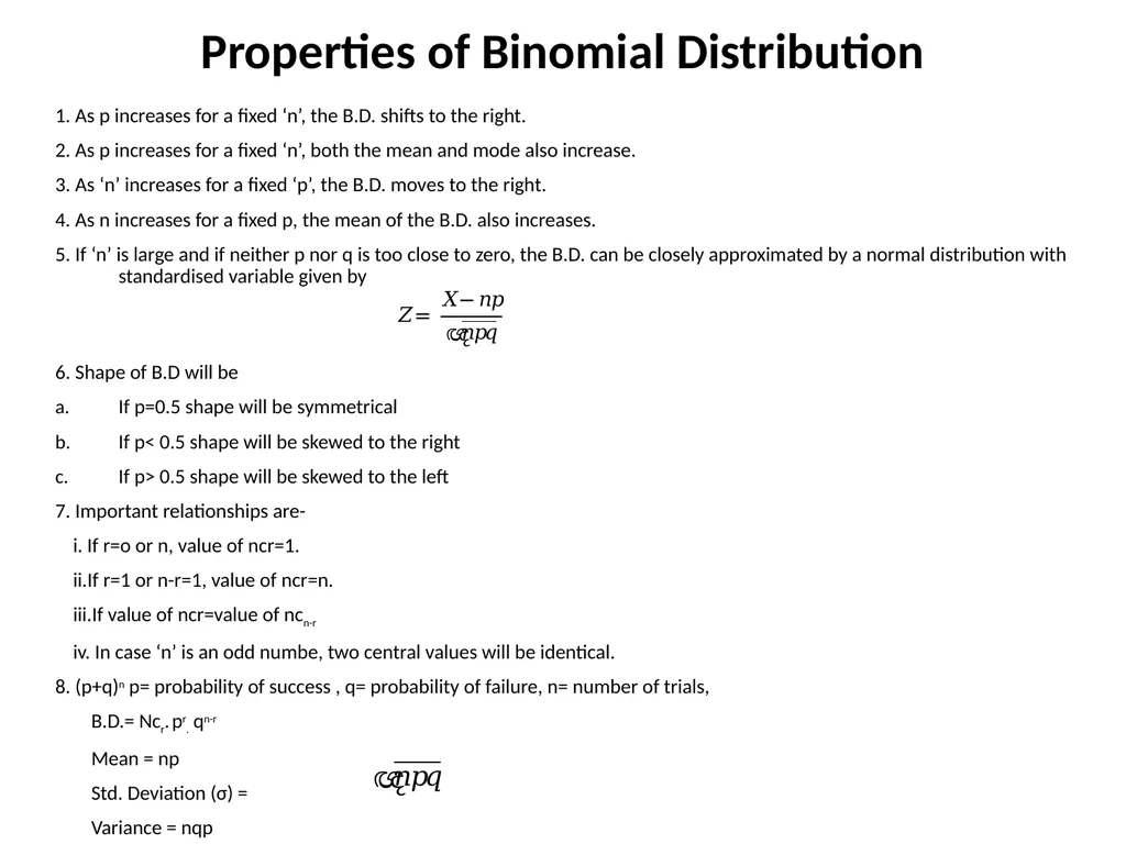 THEORETICAL DISTRIBUTION Dr. Gavisiddappa Gadag - slide 7 of 14