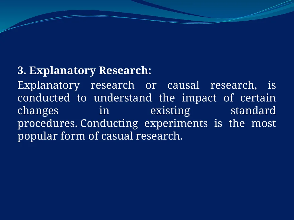 What is the purpose of Reseach? There are three - slide 3 of 11