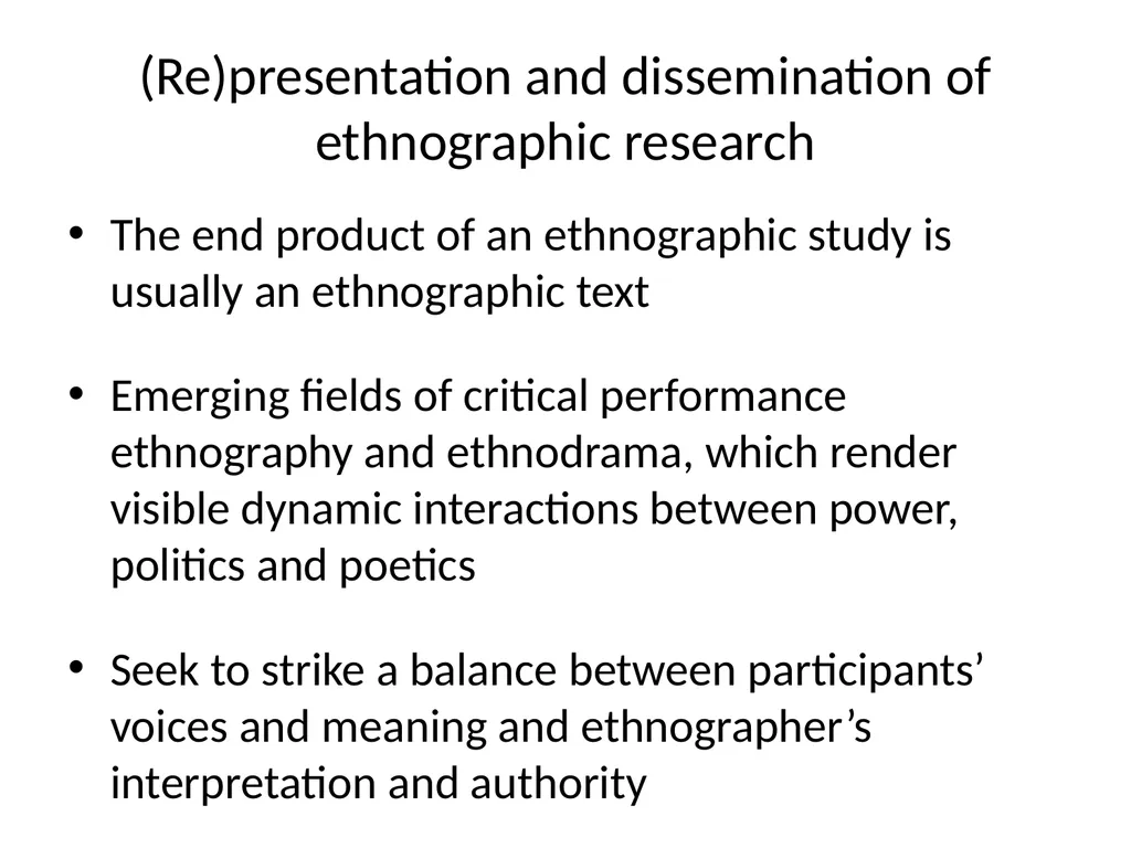 Chapter 6 Critical ethnography Dutta U. (2014). - slide 23 of 27
