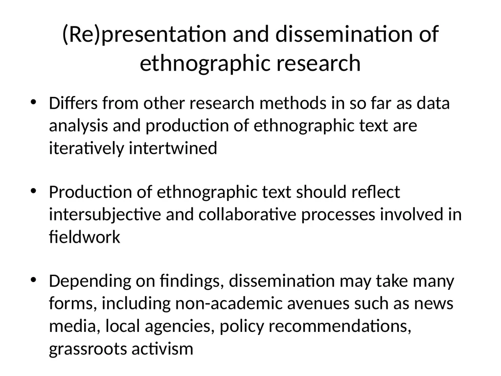 Chapter 6 Critical ethnography Dutta U. (2014). - slide 24 of 27