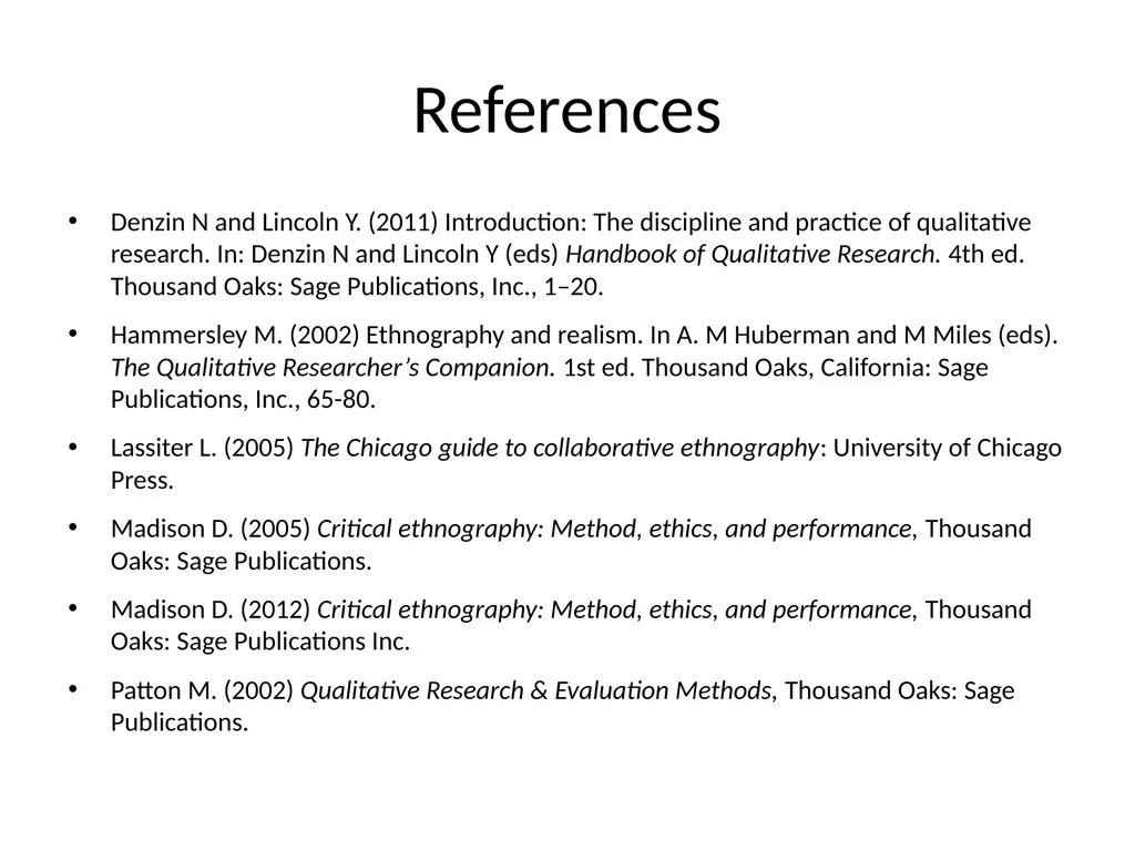 Chapter 6 Critical ethnography Dutta U. (2014). - slide 26 of 27