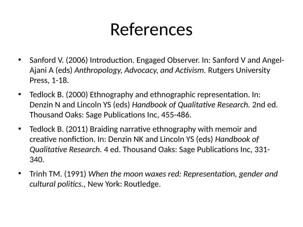 Chapter 6 Critical ethnography Dutta U. (2014). - slide 27 of 27