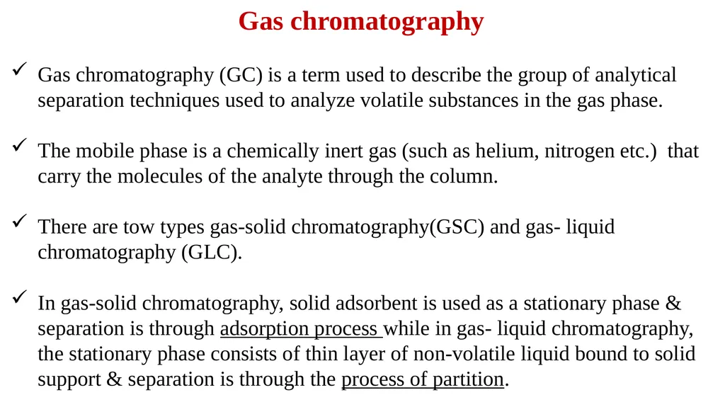 Advanced Analytical Chemistry 1 Separation - slide 7 of 19