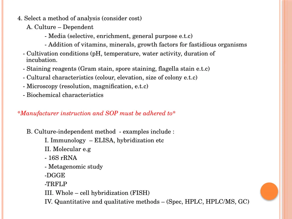 MICROBIOLOGY FOR ANALYSTS- Validation of - slide 23 of 59