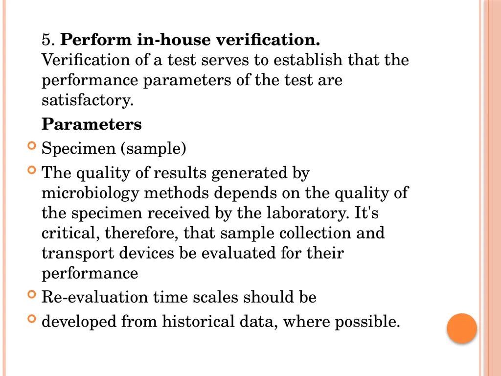 MICROBIOLOGY FOR ANALYSTS- Validation of - slide 30 of 59