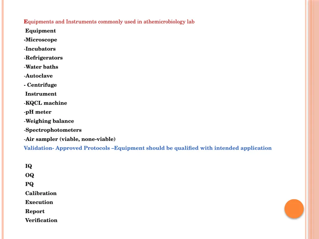 MICROBIOLOGY FOR ANALYSTS- Validation of - slide 15 of 59
