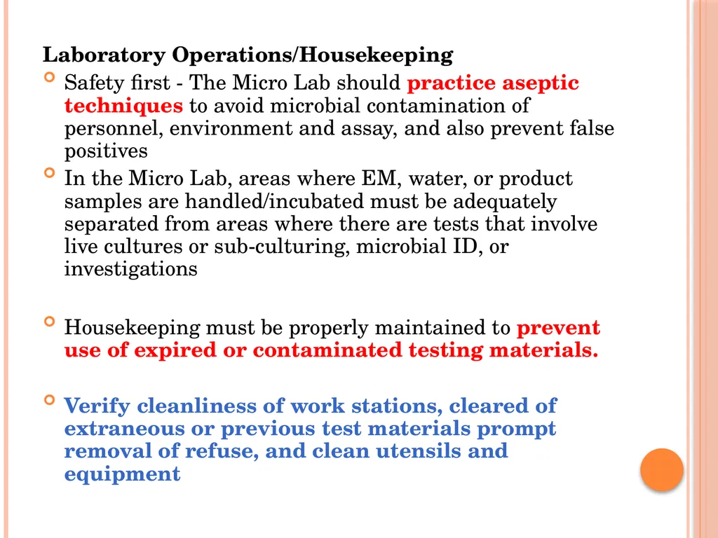 MICROBIOLOGY FOR ANALYSTS- Validation of - slide 20 of 59