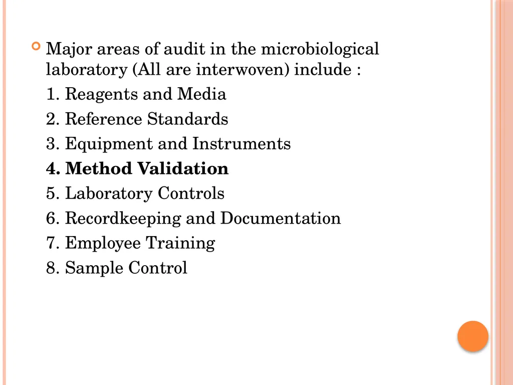 MICROBIOLOGY FOR ANALYSTS- Validation of - slide 5 of 59