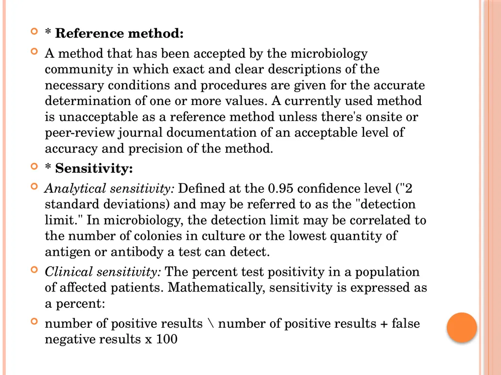 MICROBIOLOGY FOR ANALYSTS- Validation of - slide 57 of 59