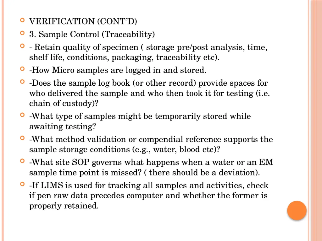 MICROBIOLOGY FOR ANALYSTS- Validation of - slide 32 of 59