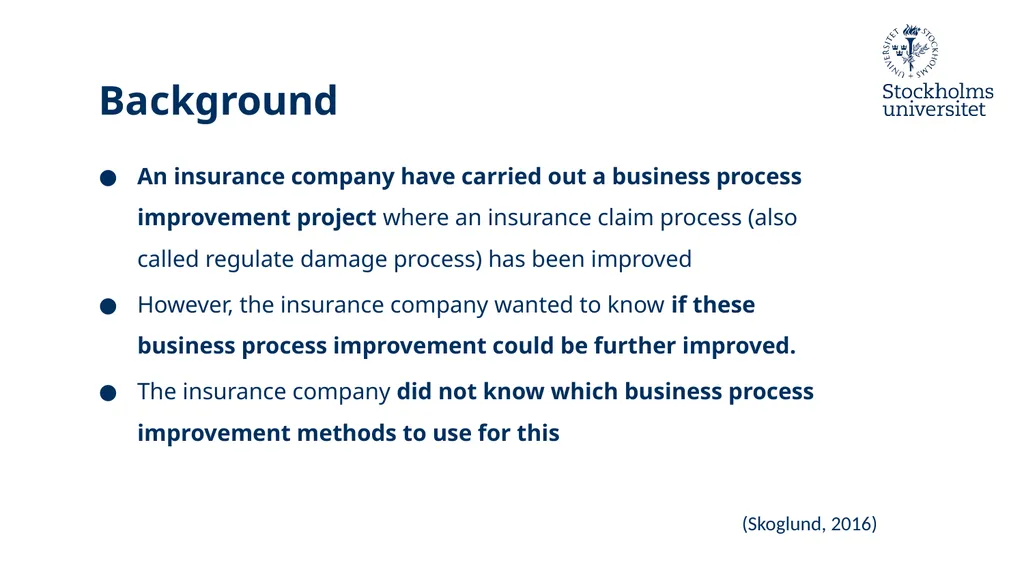 Introduction to Design Science Erik Perjons - slide 46 of 71
