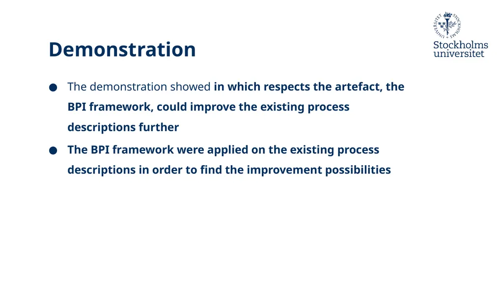 Introduction to Design Science Erik Perjons - slide 53 of 71