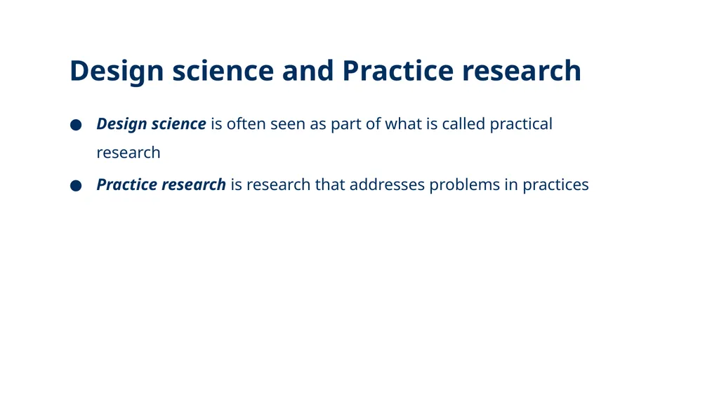 Introduction to Design Science Erik Perjons - slide 16 of 71