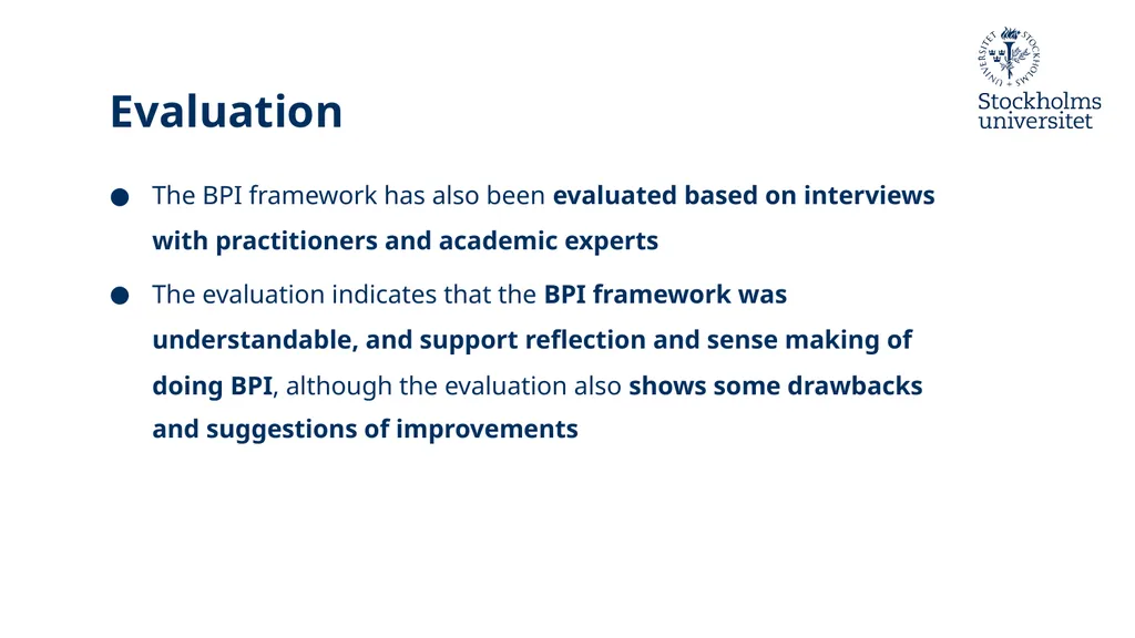 Introduction to Design Science Erik Perjons - slide 54 of 71