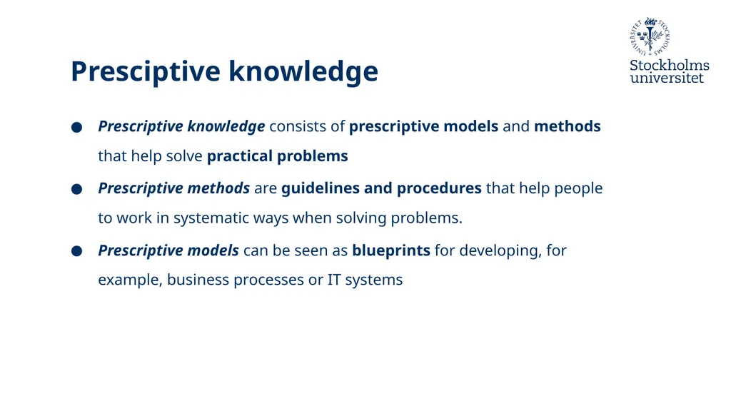 Introduction to Design Science Erik Perjons - slide 60 of 71