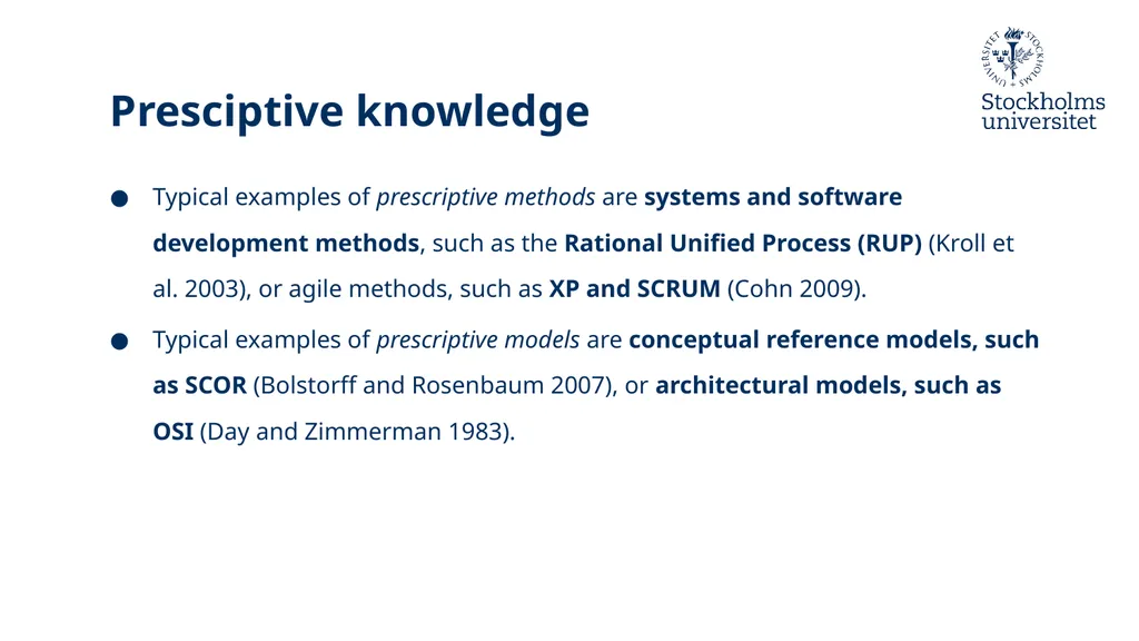 Introduction to Design Science Erik Perjons - slide 61 of 71