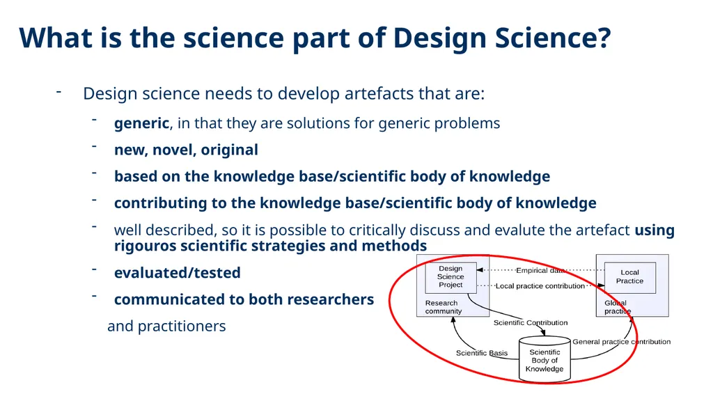Introduction to Design Science Erik Perjons - slide 44 of 71