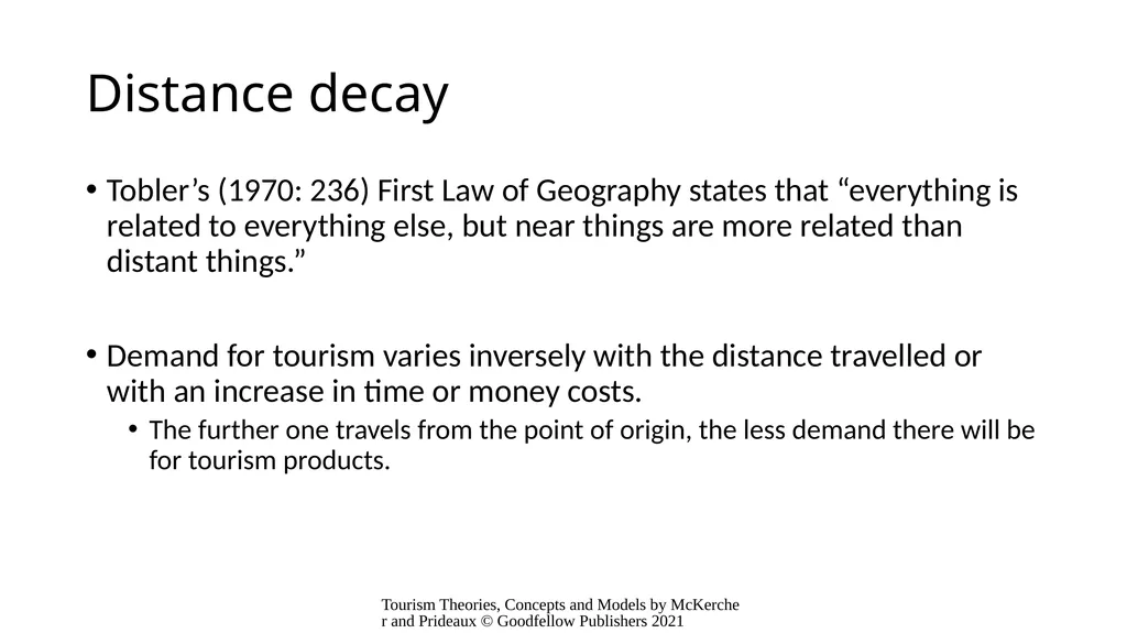 Chapter 5: Access and the Spatial Interactions of - slide 7 of 20