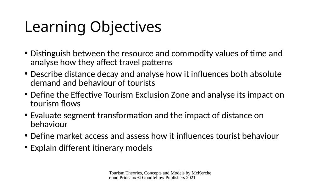 Chapter 5: Access and the Spatial Interactions of - slide 2 of 20