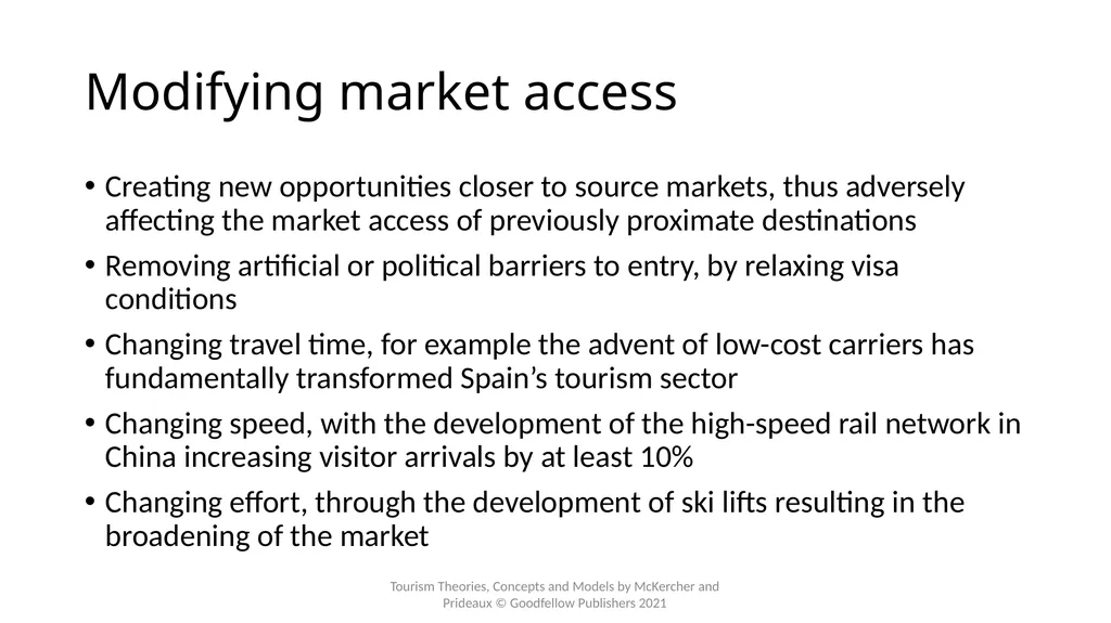 Chapter 5: Access and the Spatial Interactions of - slide 19 of 20