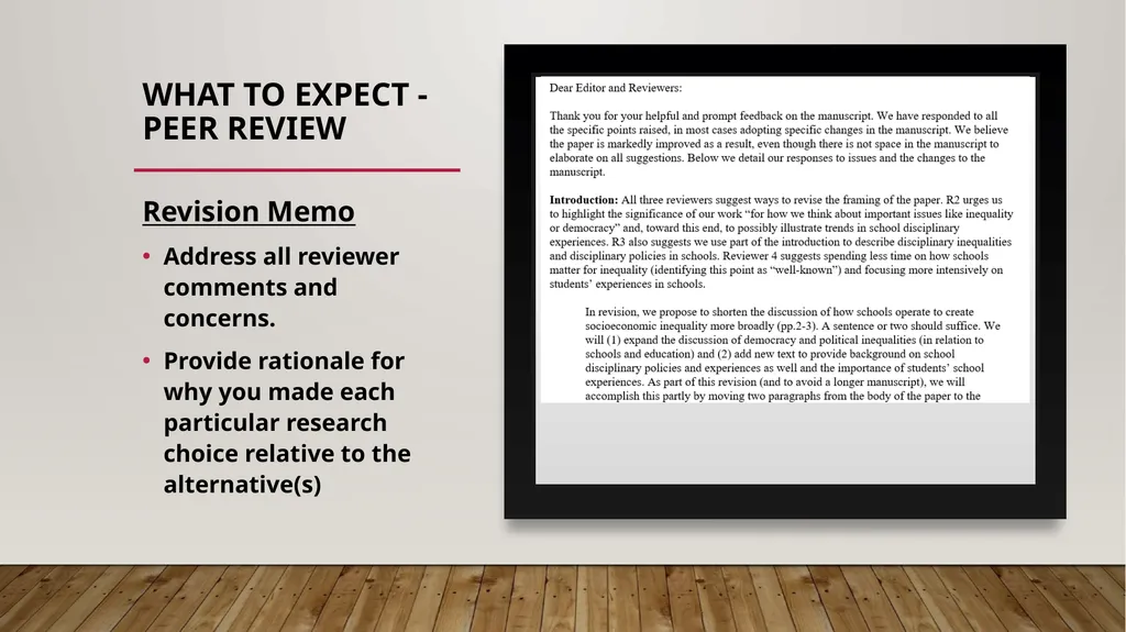 Understanding the peer review process in academic - slide 15 of 21