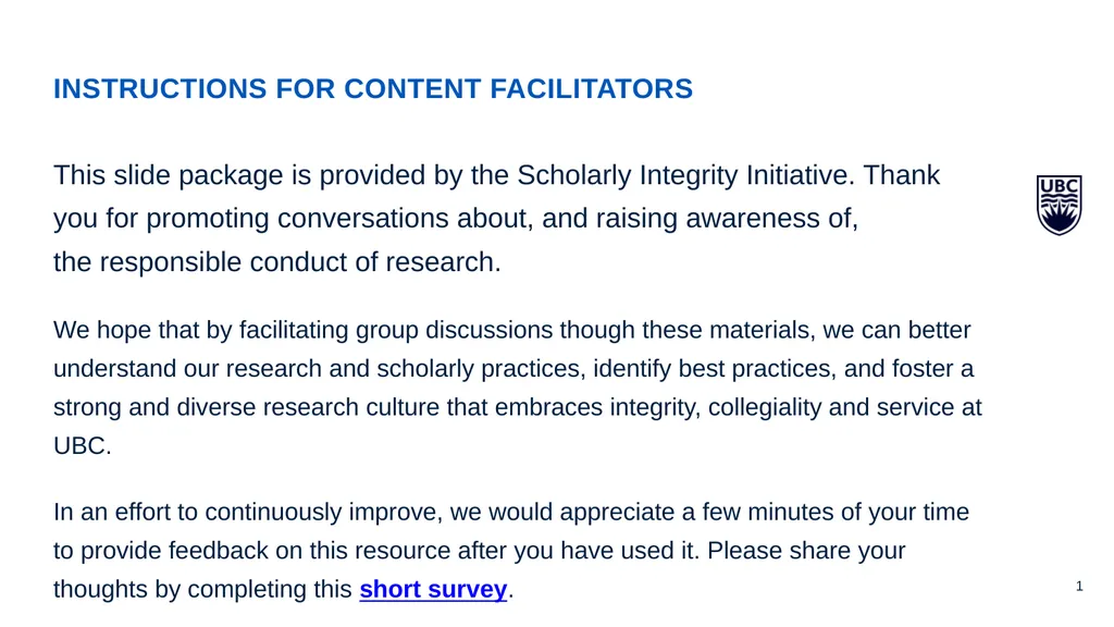 This slide package is provided by the Scholarly - slide 1 of 22
