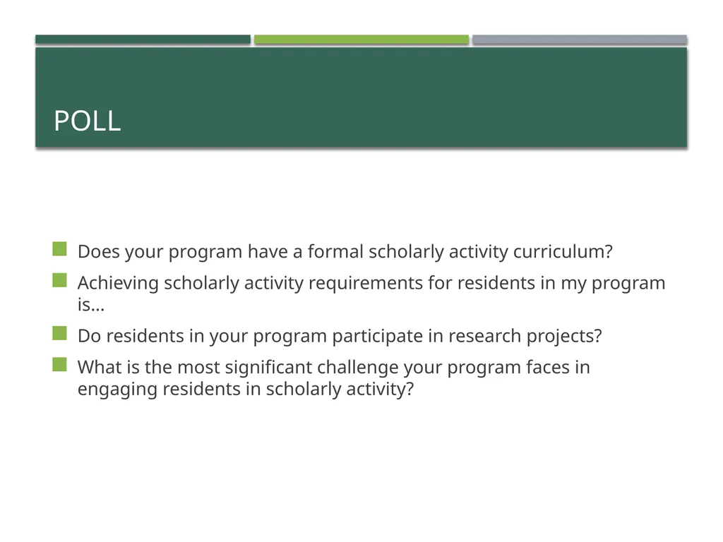 Tips for Engaging and Exciting Residents (and - slide 2 of 25