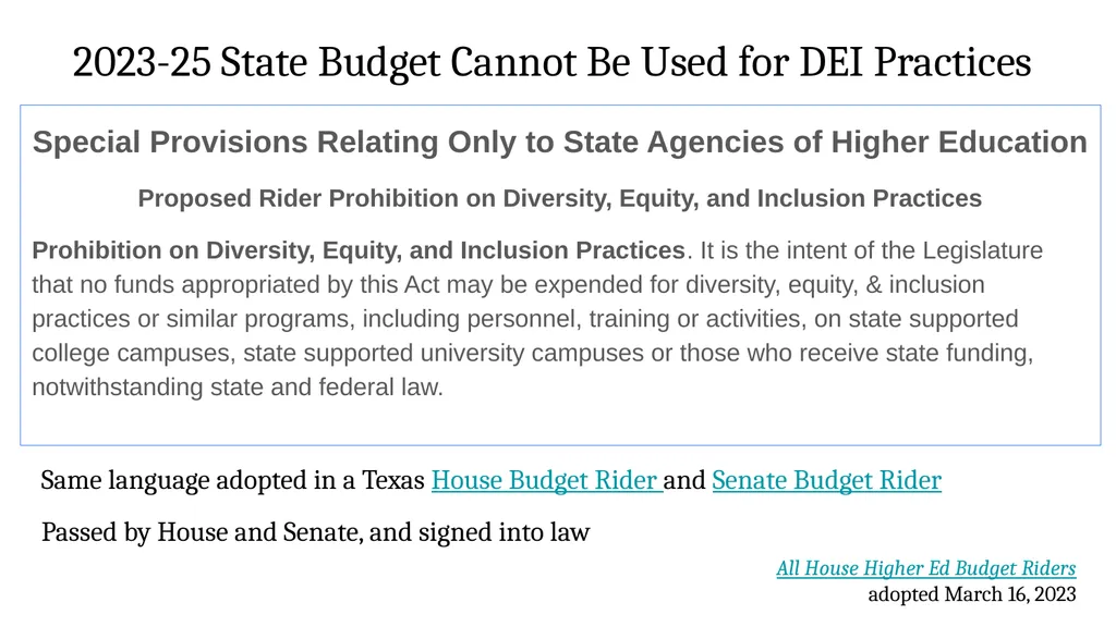 New State Laws on Firing Faculty (SB 18) and - slide 13 of 16
