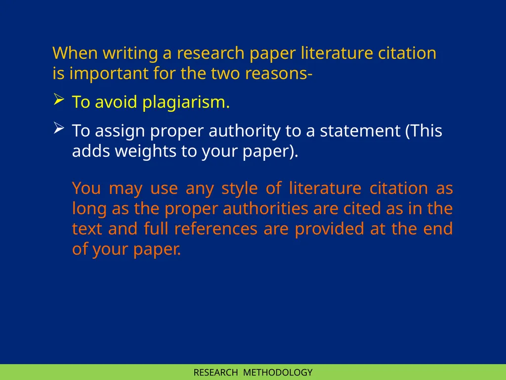 RESEARCH METHODOLOGY RESEARCH METHODOLOGY : II - slide 14 of 22