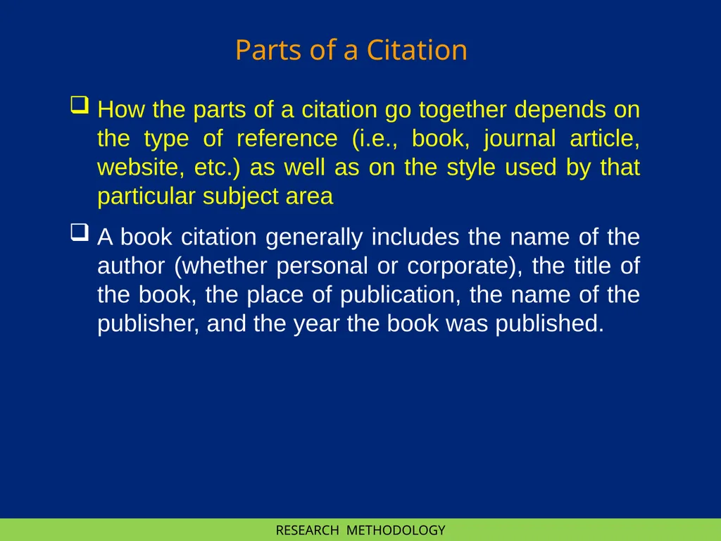 RESEARCH METHODOLOGY RESEARCH METHODOLOGY : II - slide 17 of 22