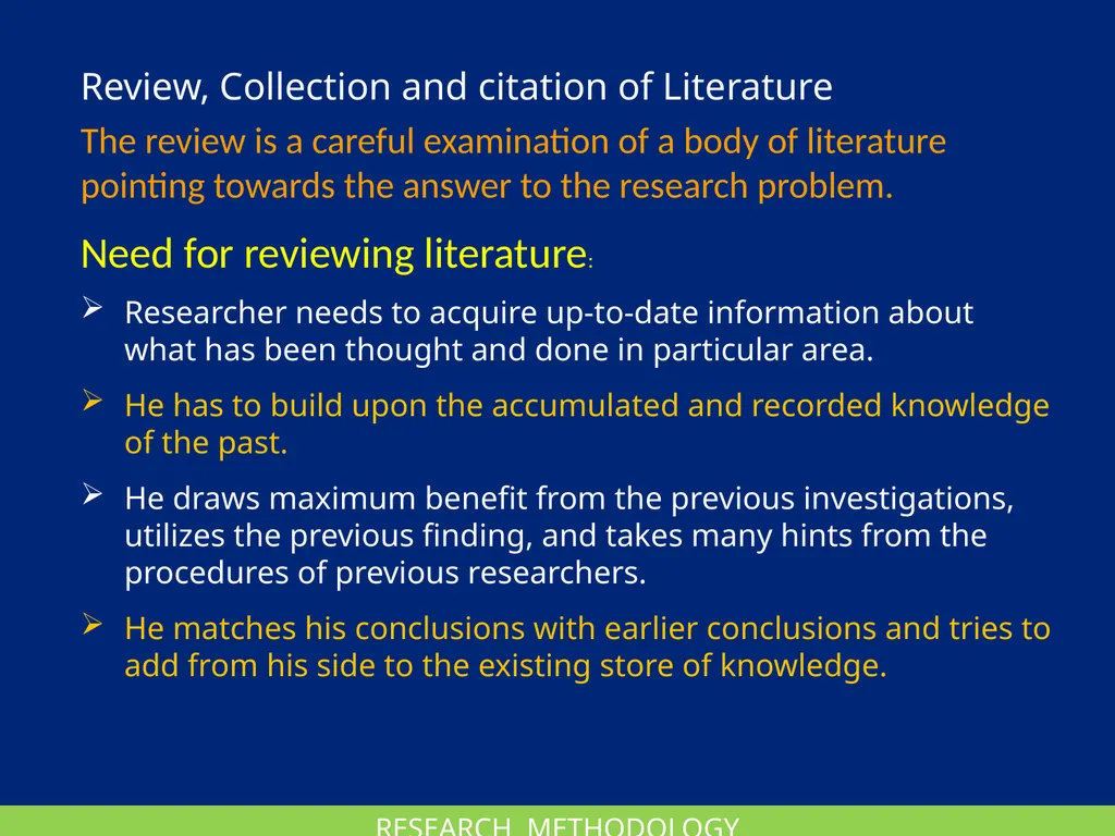 RESEARCH METHODOLOGY RESEARCH METHODOLOGY : II - slide 2 of 22