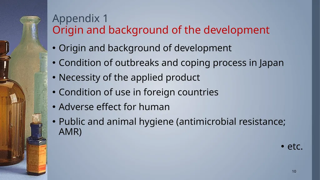 Regulatory process to register Veterinary - slide 10 of 26